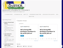Tablet Screenshot of basehorchamber.org